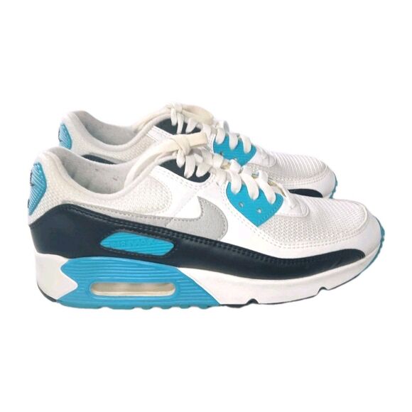 Nike Air Max 90 Shoes Men\'s Size 8.5  Laser Blue Black White Multicolor main image 9